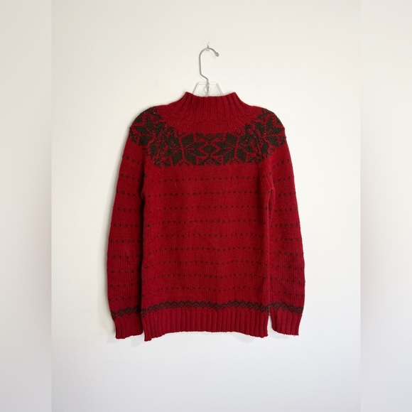 Vintage Chunky Knit Turtleneck Sweater - Picture 1 of 2